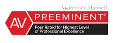 Martindale-Hubbell | AV Preeminent | Peer Rated for Highest Level of Professional Excellence